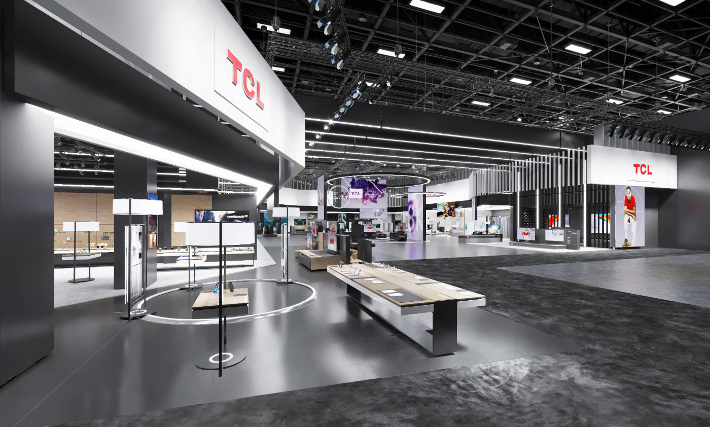 TCL展廳設(shè)計(jì)搭建