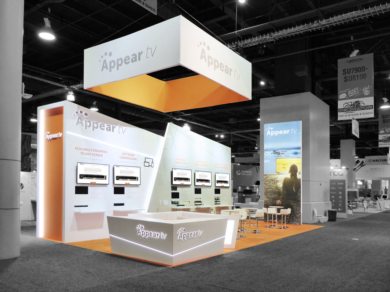 Appear TV展臺(tái)搭建